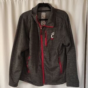 Colosseum Charcoal and Crimson Jacket